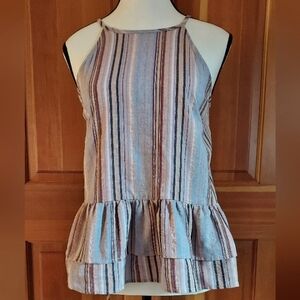 Francesca's Alya Boutique Striped Tank - XSmall
